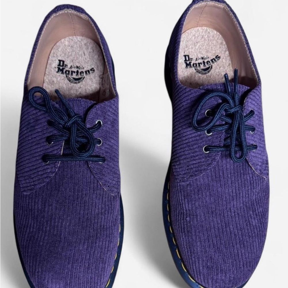Dr. Martens Purple Corduroy Oxfords